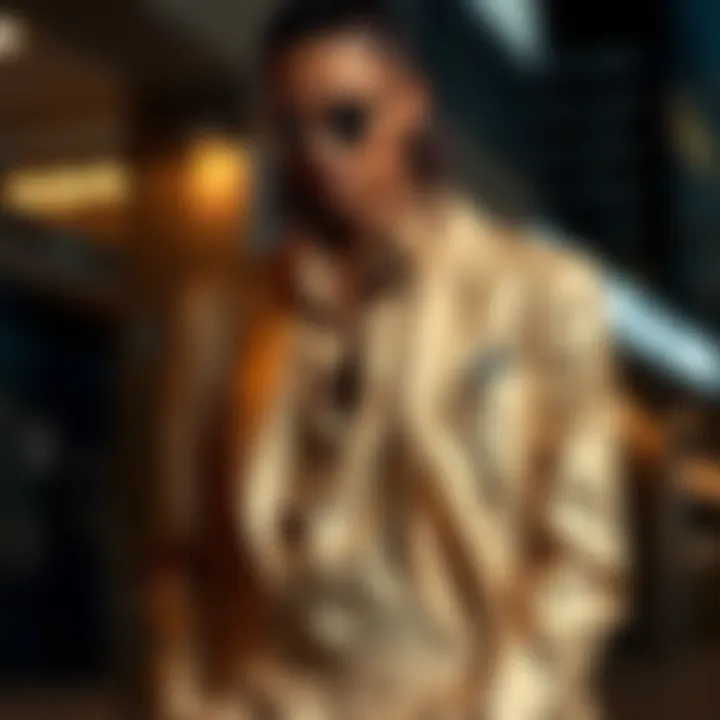Magnificent Exploring the Champagne Suit Jacket: A Contemporary Fashion Statement