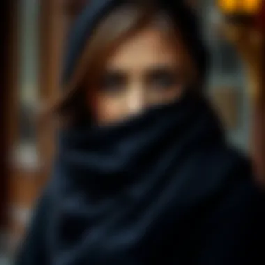 Magnificent The Versatility of a Black Warm Scarf