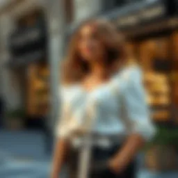 A Comprehensive Guide to White Ruffle Blouses for Plus Size Wearers Introduction