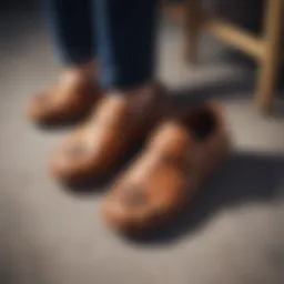 Elegant Bear Paw House Shoes design showcasing comfort and style