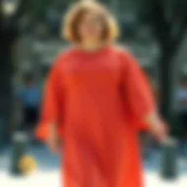 Vintage plus-size dress from the 1960s