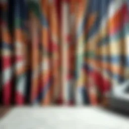 Exploring Abstract Art Curtains: A Fusion of Aesthetics and Functionality Introduction