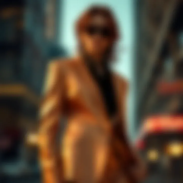 Exploring the Champagne Suit Jacket: A Contemporary Fashion Statement Summary