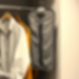 Elegant hanging closet organizer featuring stylish zippers