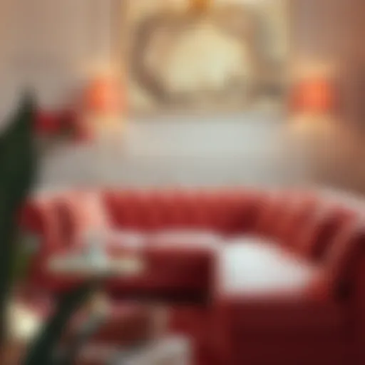 The Allure of Coral Velvet Couches: A Comprehensive Exploration Introduction