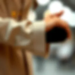 Stylish arm sleeves showcasing the innovative thumb hole design.