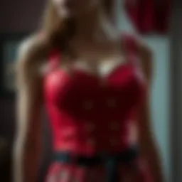 The Red Bustier Corset Top: A Comprehensive Exploration Introduction