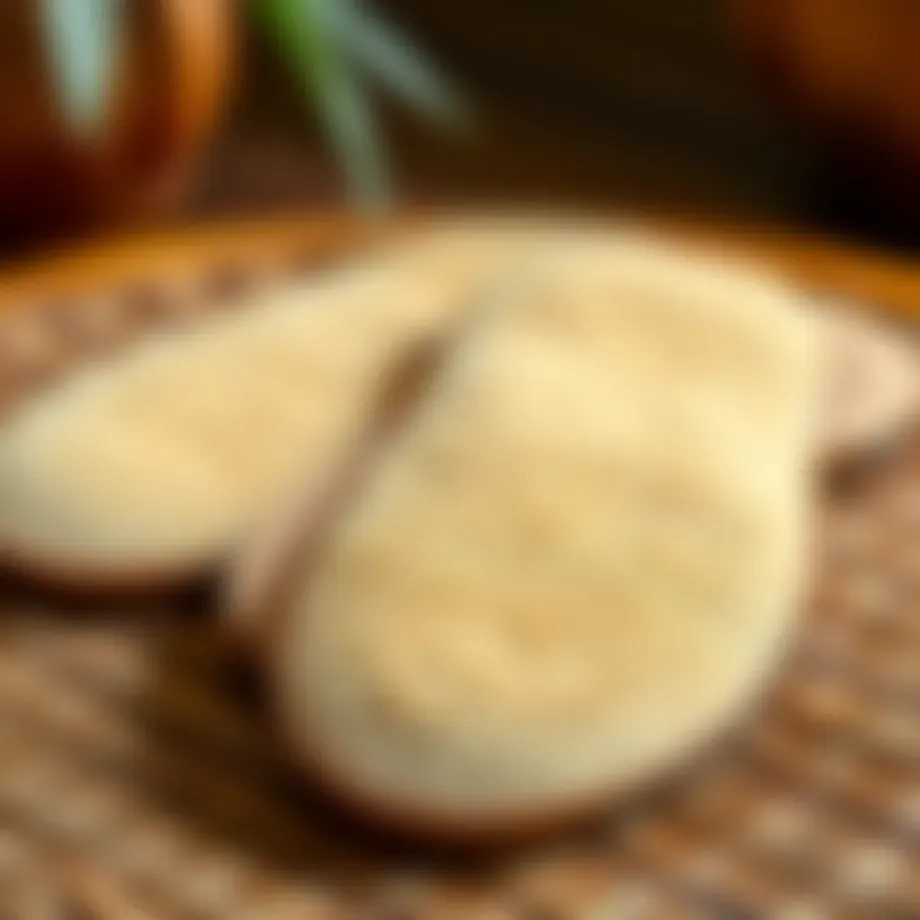 A close-up view of bamboo vinegar foot pads displaying their natural texture and color