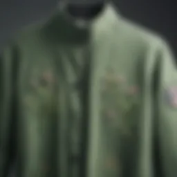 Elegant spring scrub jacket in a modern design