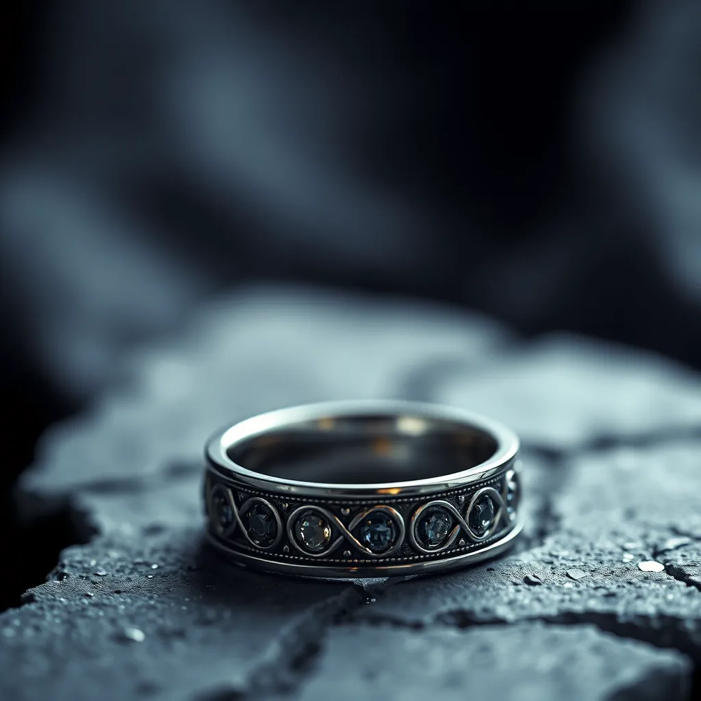 Gothic Men's Wedding Rings: A Unique Commitment