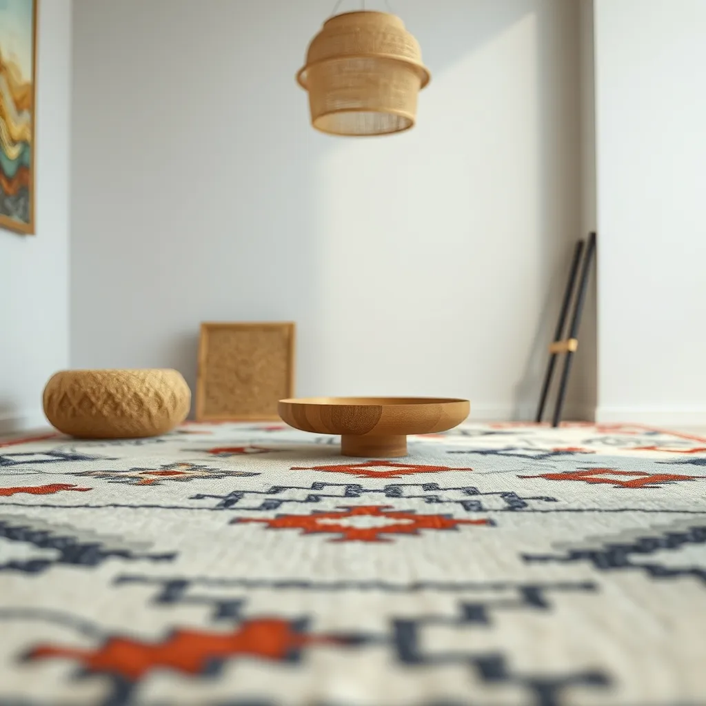 Evironments Geometric Rug Bohemian Geometric Rugs: Style and Cultural Impact